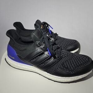 adidas Black Sneakers with Purple-Blue Accents